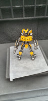 Inspired by: BUBMLEBEE FROM TRANSFORMER STANDING WITH GUN MAPBB20SGP