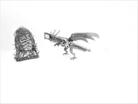 Game of Thrones - Drogan and Throne Set