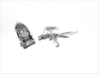 Game of Thrones - Drogan and Throne Set