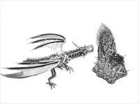Game of Thrones - Drogan and Throne Set