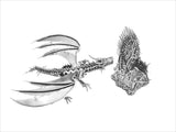 Game of Thrones - Drogan and Throne Set