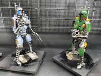 Star Wars - Boba Fett Gun Up & Gun Down Painted