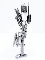 Star Wars - Boba/Jango Fett Gun Up & Gun Down Silver
