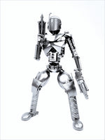Star Wars - Boba/Jango Fett Gun Up & Gun Down Silver